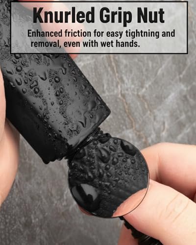 79 inches Kinkless Matte Black Flexible Stainless Steel Shower Hose - Replacement for Handheld Showerhead Hose (Matte Black) - style: 79'' Matte Black