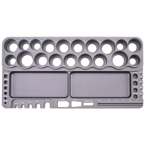 ShareGoo Alumium RC Car Tools Storage Rack Screwdriver Holder Organizers Stand Holder for RC Car Truck Quadcopters