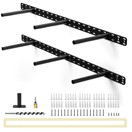 2pcs Floating Shelf Hardware Heavy Duty Hidden Shelf Brackets Support,Wall Mounting Invisible Floating Shelves Bracket (34" x 6" x 1.5" with Tools) - size: 34" x 6" x 1.5"