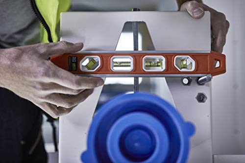 Johnson Level & Tool 1421-1200 Magnetic Aluminum Reinforced Torpedo Level, 12", Red, 1 Level - size: 12 Inch