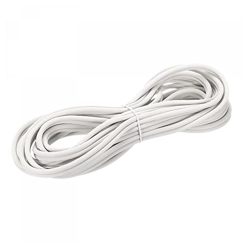 uxcell Screen Spline, 15M/49.21Ft Silicone Sealing Strip Window Screen Retainer, 6mm OD White - size: 6mm x 15M