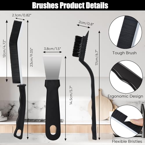 Tedmax 8Pack Crevice Cleaning Brush Set