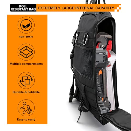 Multi-Pocket Roll Bar Storage Bag for Jeep Wrangler 4 Door 97-23