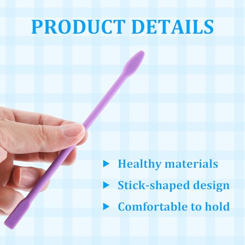 10 Pcs Epoxy Stir Sticks, Reusable Silicone Wax Stick, Multipurpose | For Epoxy Facial Mask Hair Removal Stirring Rods Paint Mixing Tools