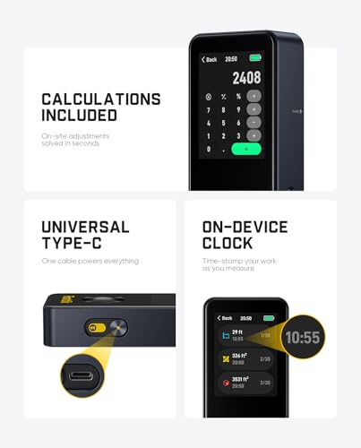 Fanttik Neo A11 Pro Laser Measure, Touch Screen, Angle Sensor, Bubble Level
