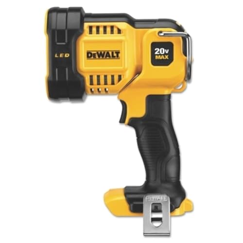 DEWALT 20V MAX LED Work Light, Handheld Spotlight with 508 Yard Distance, Pivoting Head, 1500 Lumens, Cordless, Battery Not Included (DCL043) - style: Spotlight