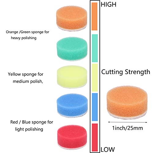 149pcs 1inch Sandpaper 40-7000grit Sanding Disc with Polishing Buffing Wheel Set Shank Backing Pad,Polishing Pads and Buffering Pad for Drill Grinder Rotary Tools, Wood Metal Jewelry - style: 1inch-149pcs