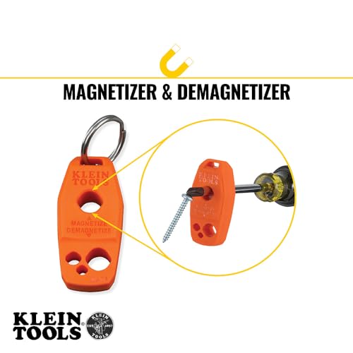 Klein Tools 85148 Screwdriver Set with Magnetizer/Demagnetizer for Magnetic Tips, Flathead and Phillips, Home Improvement, 9-Piece - style: 8-Piece Screwdriver Set