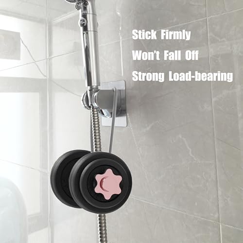 Shower Head Holder, Shower Bracket Hanger, 2 Pack Shower Wand Holder - style: Silver and Gray - 2 Pack