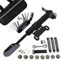 DAWAY Bike Repair Tool Kits - Bicycle Repair Bag & 120 PSI Bike Pump or Saddle Bag Set, with 16 in 1 Bicycle Multitool, Bike Tire Levers Wrench, Portable Patches Fixes - Practical Cycling Accessories - style: bike tool kits with frame bag