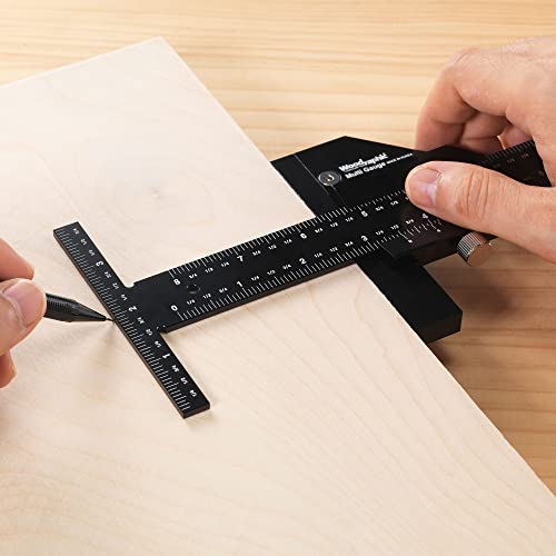 Scriber Gauge 37 Inch – Extra Long Measuring and Marking Ruler, Layout and Joinery Gauge, CNC Aluminum Square Tool for Woodworking, Carpentry, Framing, DIY Projects (New Version) - size: 37 Inch