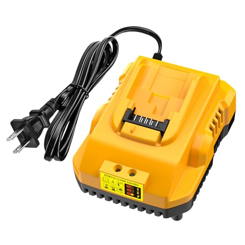 DCB112 20V MAX Battery Charger Replacement for Dewalt Battery Charger, Compatible with Dewalt 12V-20V Battery - color: Yellow