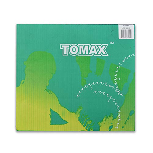 TOMAX 12 Inch 60 Tooth Industrial Level Steel and Ferrous Metal Saw Blade with 1 Inch Arbor - size: 12" 60T