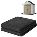 ToLanbbt Outdoor Storage Shed Floor Mat, 3 x 3 FT Waterproof Carport Mat, Washable Furniture Pad with Non Slip Backing for Dust, Oil, Protection, Storage Shed Not Included - size: 3 x 3 FT
