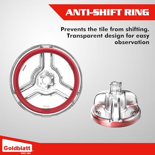 Goldblatt Tile Leveling System with 250 1/16" Spacers & 100 Reusable Caps