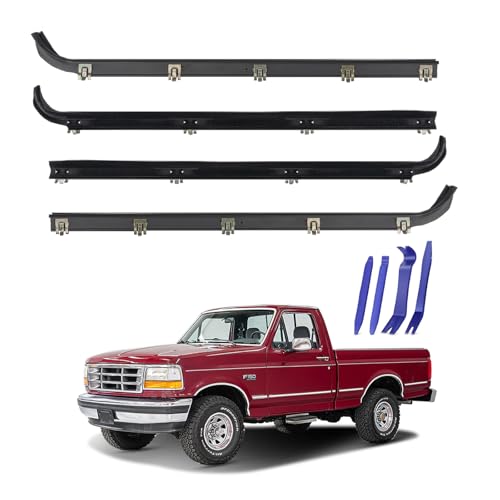 ItranMc Window Molding Sweep Felt Trim Seal for 1987-1997 Ford F150 - style: Ford 1987-1997
