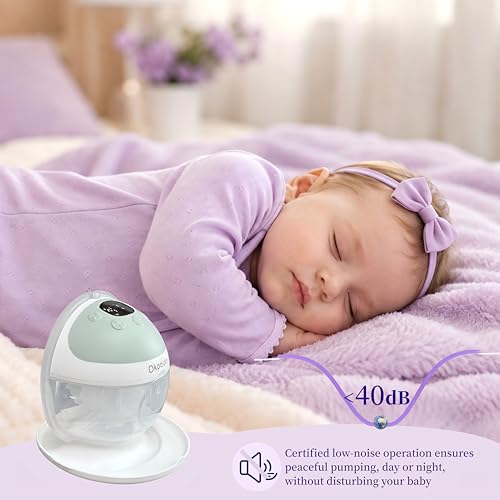 Wearable Breast Pump, OKPOIDM Hands-Free Electric, Portable, 1 Pack - color: 1 Pack