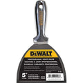 DEWALT 5" All Stainless Steel Joint Knife | One-Piece Premium Polished Metal Putty Blade | 2-405 - size: 5-Inch