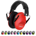 Floriogra Noise Cancelling Headphones for Kids/Toddler 28dB SNR Ear Muffs - color: Red