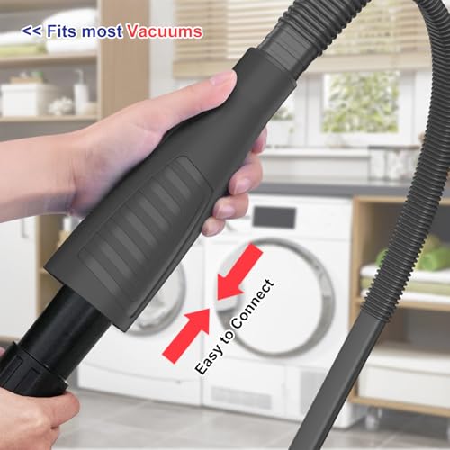 Sealegend Dryer Vent Cleaner Kit with Vacuum Hose Attachment & Brush Black - color: Black