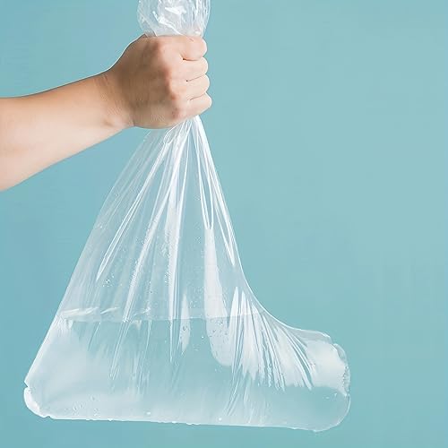 Fancystyle Disposable Plastic Boot and Shoe Covers 19 inch Tall Extra Large - color: Clear, size: 40 Pairs(80)