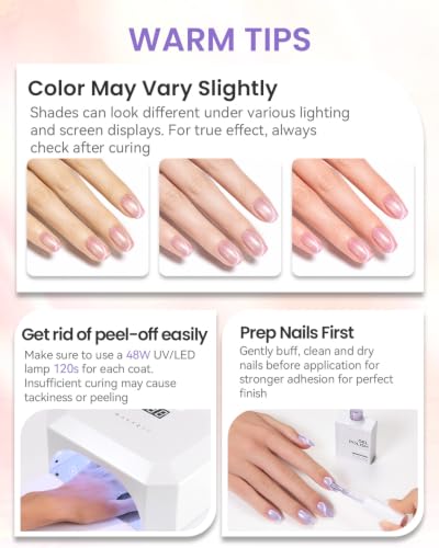 Makartt Cat Eye Gel Nail Polish Set 15ML : 6 Shimmer Magnetic Colors - color: Infinity Stones