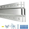 French Cleat Hanger 26 Inch - 2 Pack - Picture, Mirror, Whiteboard, Pallet or Panel Interlocking Wall Mounting Bracket - Aluminum Z Bar Clip Hanger Supports 120 lbs - size: 26"(2Pairs)