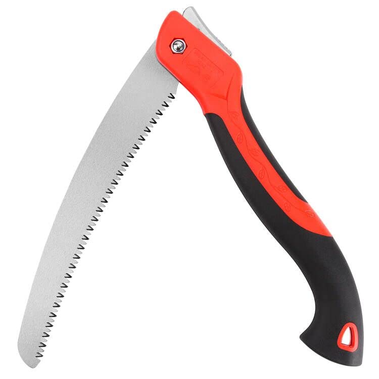10 Inch Heavy Duty Pruning Saw Folding Hand Saw with SK5 Blade - size: 10 Inch