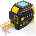 TEPU Laser Tape Measure 4-in-1, 197FT Laser Distance Meter with 16FT Tape - color: Yellow-black