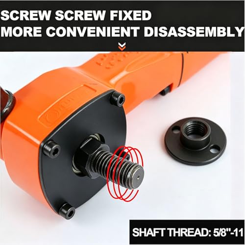 7" Pneumatic Orbital Sander Polisher, 4500 RPM Adjustable Speed Air Tool