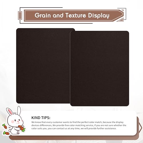 KING MOUNTAIN Leather Repair Patch,2 Packs 9 x 11 Inches self Adhesive Leather Repair Tape for Damaged Leather Furniture, Sofa Seating,Car Seats, Leather Goods（Fine Grained Dark Brown） - color: Fine Grained Dark Brown, size: 9" x 11"