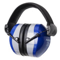 37dB Gun Range Ear Protection, Adjustable Ear Muffs for Noise Reduction, for Shooting, Construction, Mowing - color: Blue