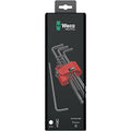 Wera - 5073596001 Hexagon 950 PKL/9 BM SB L-Key Set, BlackLaser, Ballpoint Hex Key, 9 Piece