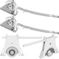 Sliding Screen Door Rollers for Andersen Gliding Screens Replacement, 1-1/4" Nylon Concave Wheels, Fits 200 & 400 Series Patio Door Screen Wheel - color: Off White