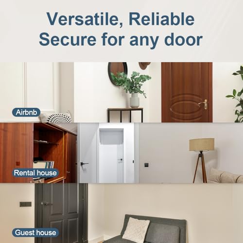 SeDoLi Portable Door Lock (Mute Dark Grey) - color: mute dark grey