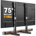 TAVR Universal Table Top TV Stand Mount, TV Legs for Most 20-75 Inch TVs - size: 20-75 inch