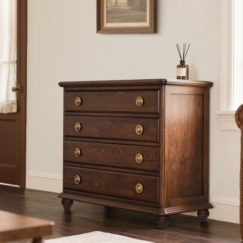 Furniture Legs, Wood Sofa Legs, Turned Couch Legs, Round Furniture Feet for Dresser, Sideboard, Recliner, Coffee Table (Dark Brown, 3 inch) - size: 3 inch