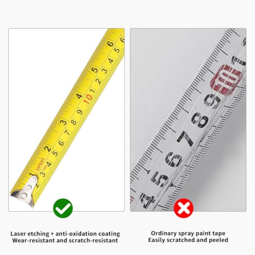 33 FT Heavy Duty Tape Measure for Body Fabric Measuring Retractable