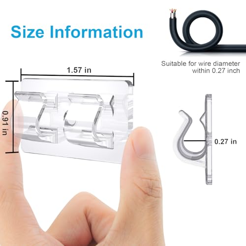 30 PCS Hooks for Outdoor String Lights, Heavy Duty Christmas Light Clips