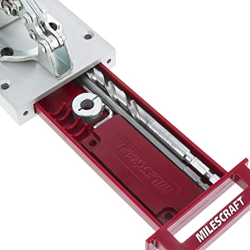 Milescraft 1327 Pocket Jig 400 – Self-Clamping, Heavy-Duty, All-Metal Pocket Hole Jig. Complete Kit with Bit, Driver, and Screws