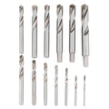 13 Pack Solid Carbide Twist Drill Bits, Alloy Hex Metal Drill Bits