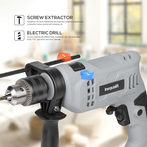4.5A Hammer Drill Corded Impact Drill with 105Pcs Kit - style: Hammerdrill with 105pcs Accessories