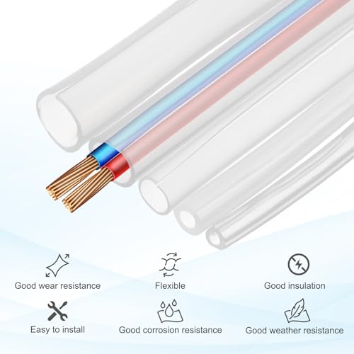 MECCANIXITY 3 m Split Silicone Cable Sleeve Tubing, ID 6mm Clear Split Silicone Tube Cord Organizer Wire Shielding Sheathing Wrap for USB Charge Power Cord Audio Video Cable - color: Clear, size: 6mm*3m