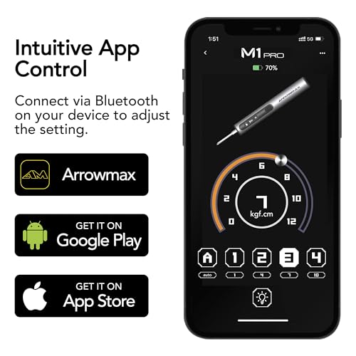 AM ARROWMAX Mini Electric Screwdriver & Removable Angle Screw, 60 in 1 7.4V Precision Electric Screwdriver Set, Repair Tool Set For Phone Camera Watch Laptop (M1 PRO PLUS) - style: M1 PRO PLUS