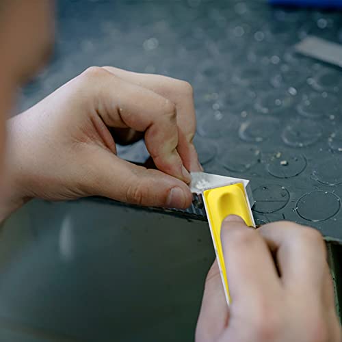 ZEHIQ 3.5"x1" Detail Hand Sanding Block and 130Pcs Sandpaper Assortment - style: Red Sandpaper 130pcs + Sander
