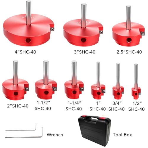 9-Piece PVC Pipe Reamer Kit for 1/2" Drills - 1/2",3/4",1",1-1/4",1-1/2",2",2.5",3",4” Inner Cutter Tool Reamer for PVC, CPVC, ABS, Conduit & Industrial Pipe, SCH40 Repairs, Pipes Fitting Saver - size: JD-9PCS