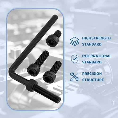 1560 Pcs M2 M3 M4 M5 Screws and Nuts, Assorted Bolts and Nuts Assortment, Hex Socket Head Cap Screws Bolts and Nuts Set, Black Metric Machine Screw Assortment Kit - size: M2, M3, M4, M5