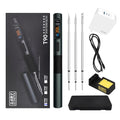 T90 Smart Soldering Iron 140W PD3.0 QC Fast Heating Digital Soldering Pen with LCD Display, Portable USB‑C Soldering Tool for Electronics Repair, DIY, PCB Soldering (T90A soldering iron Set)