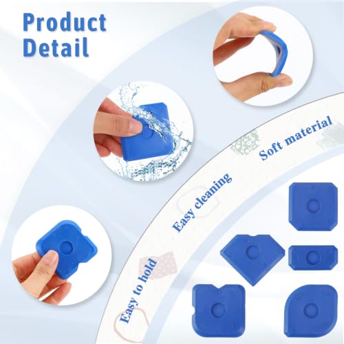 15 PCS Silicone Caulk Scraper Tool Set, Caulking Remover Tool - style: 15PCS