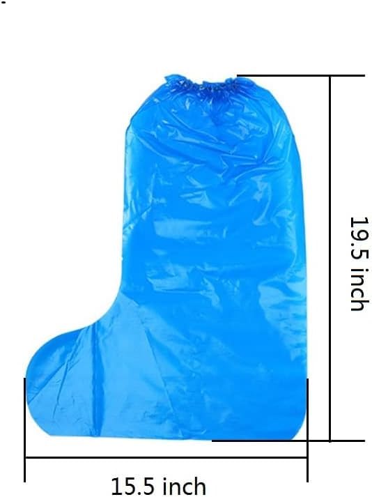 Fancystyle 10 Pairs Pack of 20 Disposable Thicker Boot and Shoe Covers 19 - color: Blue, size: 10 Pairs(20)